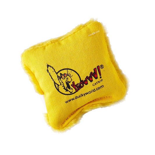 Yeowww! Pillow - Yellow