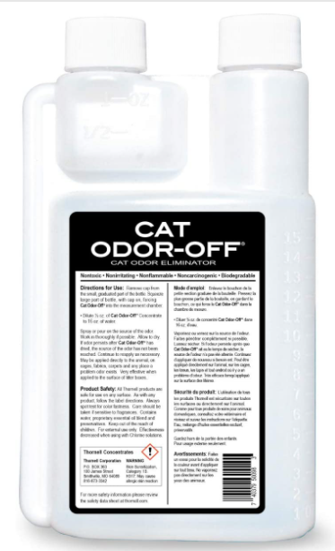 Cat Odor Off Concentrate 16 oz